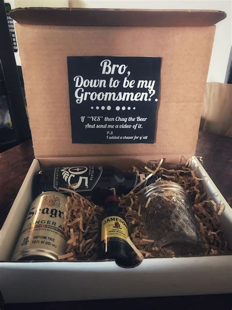 groomsman proposal